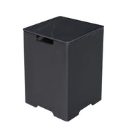 Marble Dark Gray Porcelain Tank Cover with Removable Top