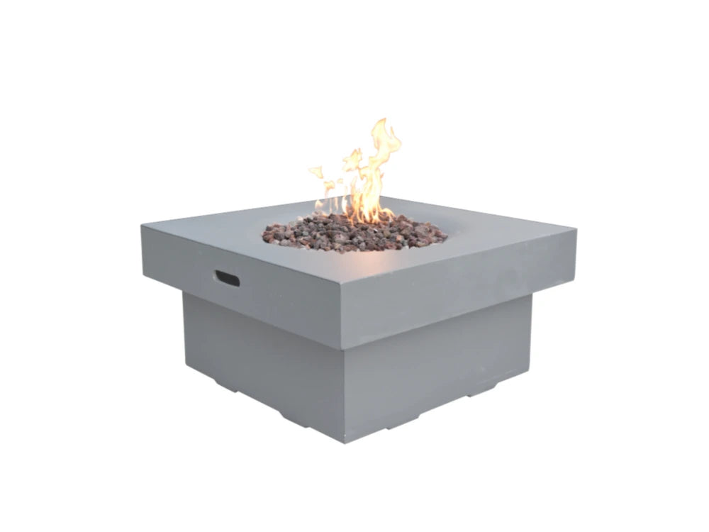 Modeno Branford 34" Light Gray Concrete Outdoor Fire Table (OFG141LG)