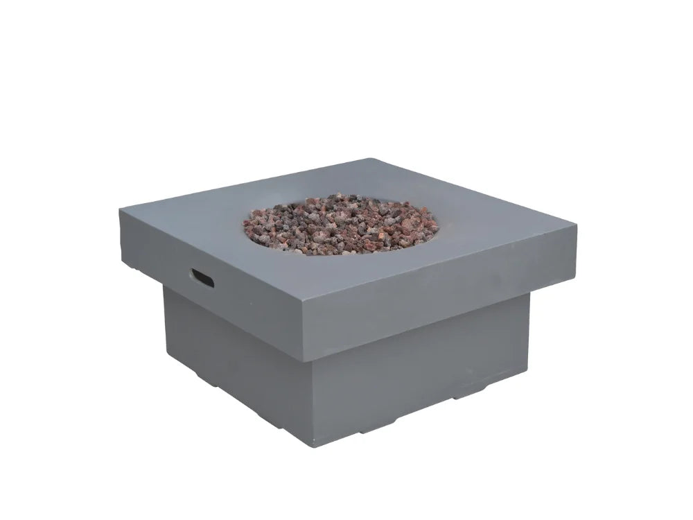 Modeno Branford 34" Light Gray Concrete Outdoor Fire Table (OFG141LG)