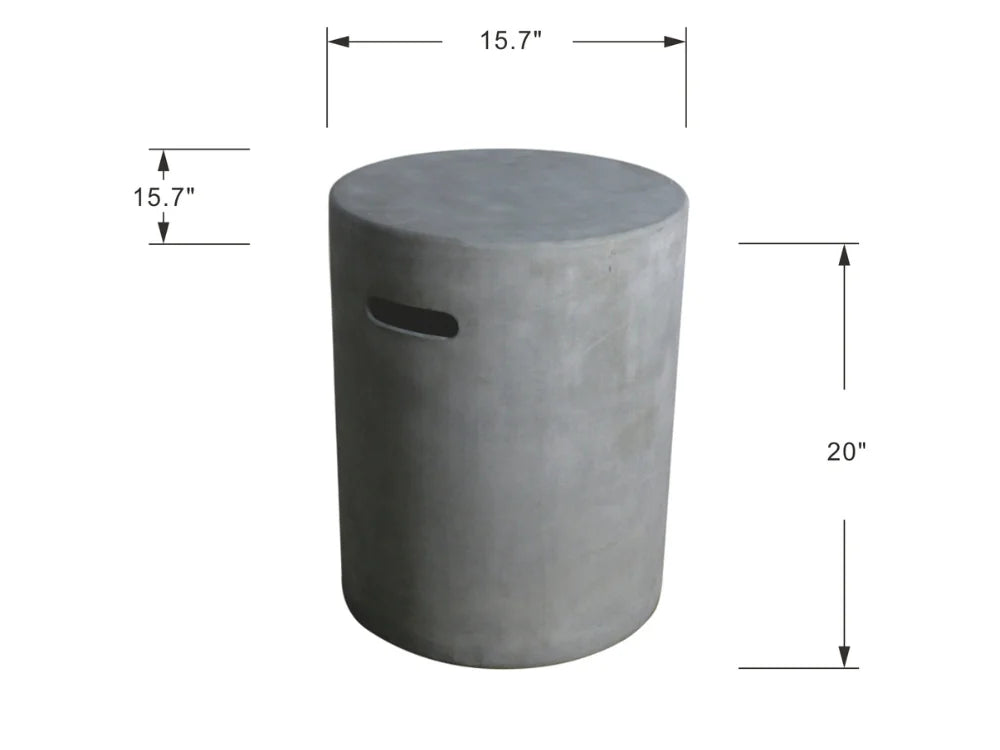 Modeno Round Concrete Propane Tank Cover (ONB017)