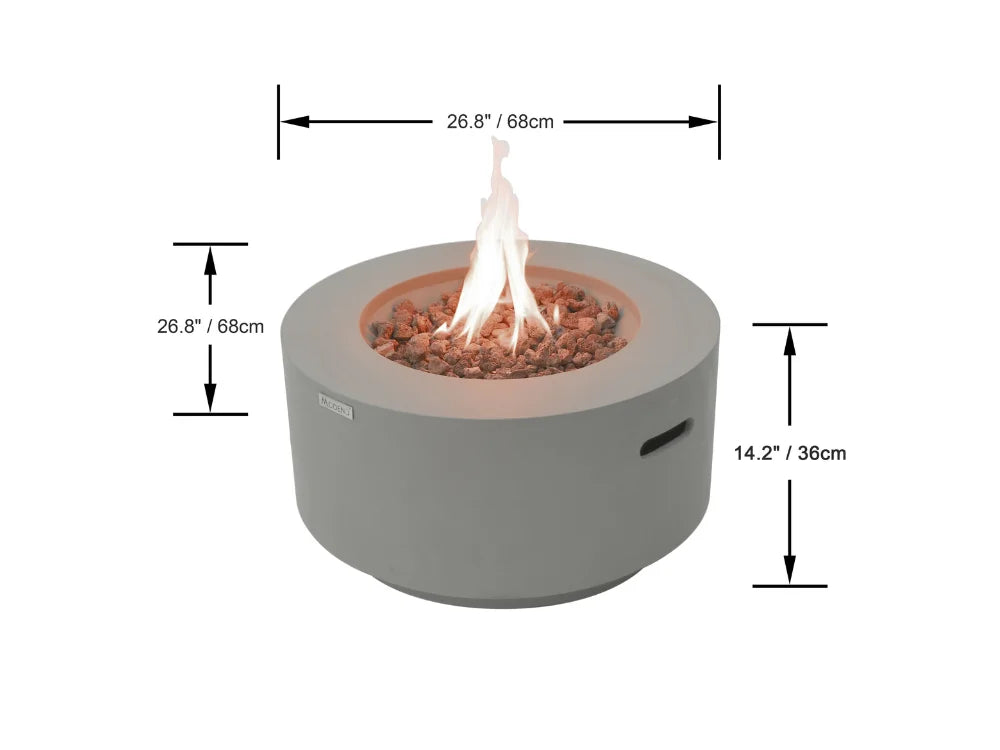 Modeno Waterford 27" Concrete Fire Table (OFG152)