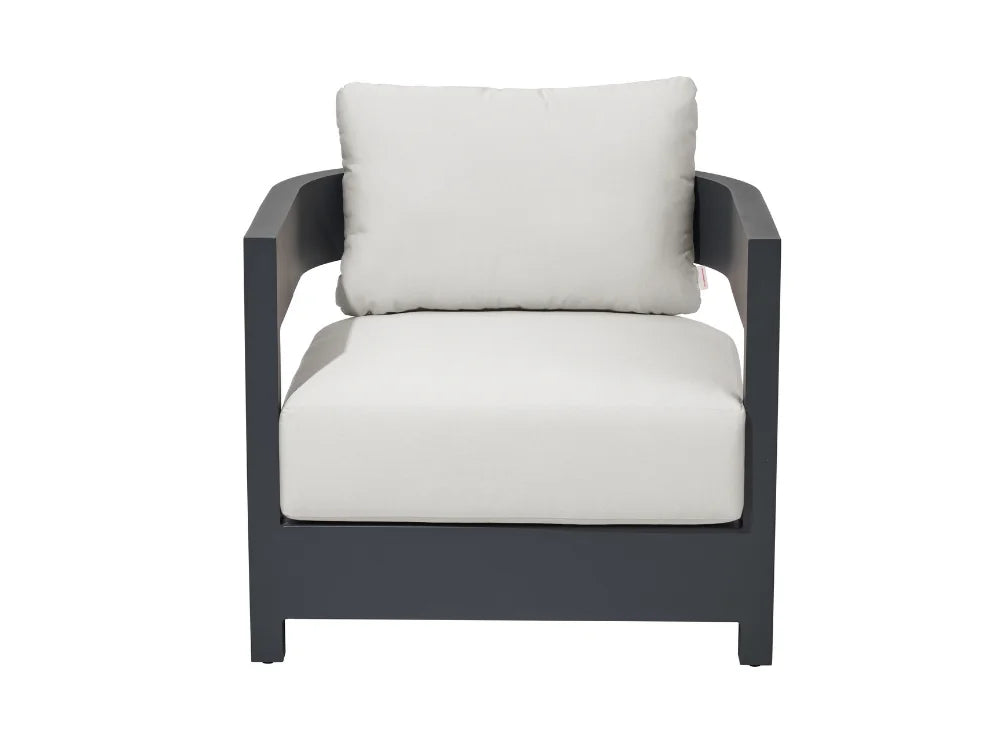 Monaco Powder-Coated Aluminum Patio Lounge Chair with Sunbrella® Cushions(OS2601S-CC)