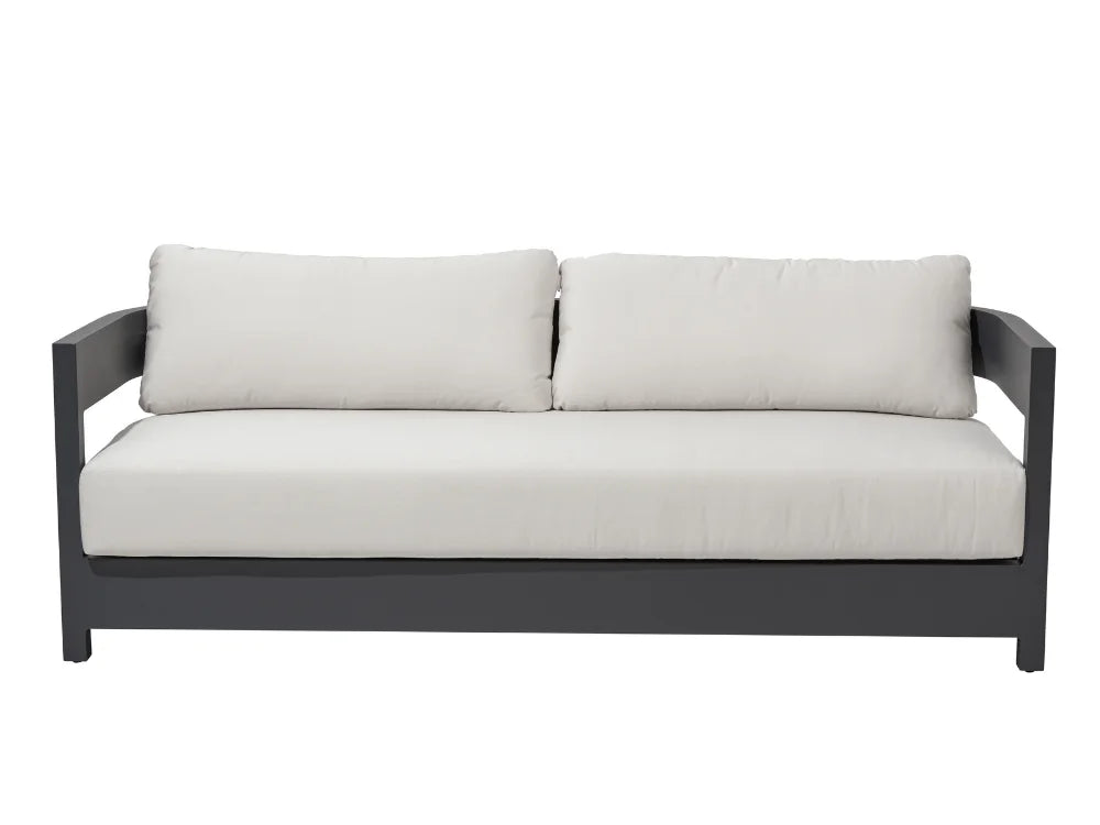 Monaco 80" Powder-Coated Aluminum Patio Sofa with Sunbrella® Cushions(OS2601T-CC)