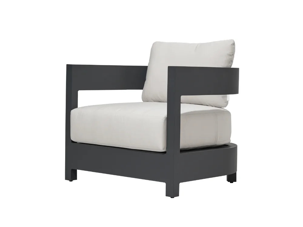 Monaco Powder-Coated Aluminum Patio Lounge Chair with Sunbrella® Cushions(OS2601S-CC)