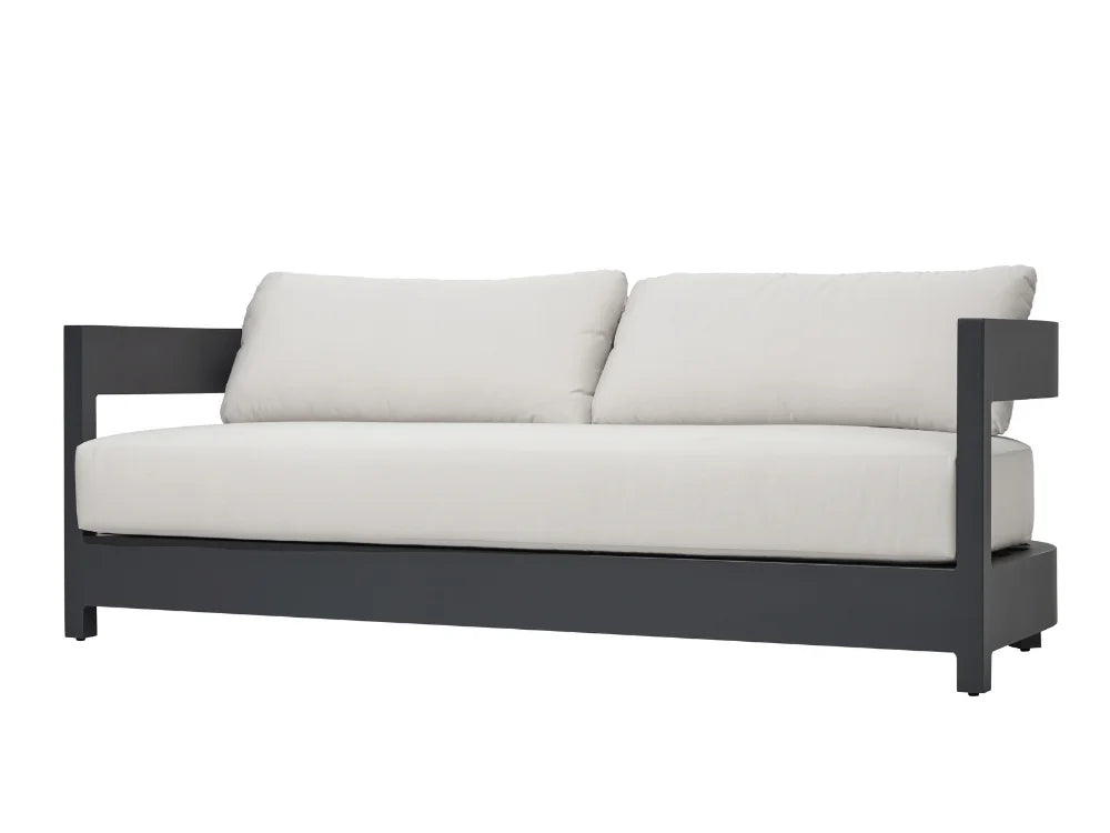 Monaco 80" Powder-Coated Aluminum Patio Sofa with Sunbrella® Cushions(OS2601T-CC)