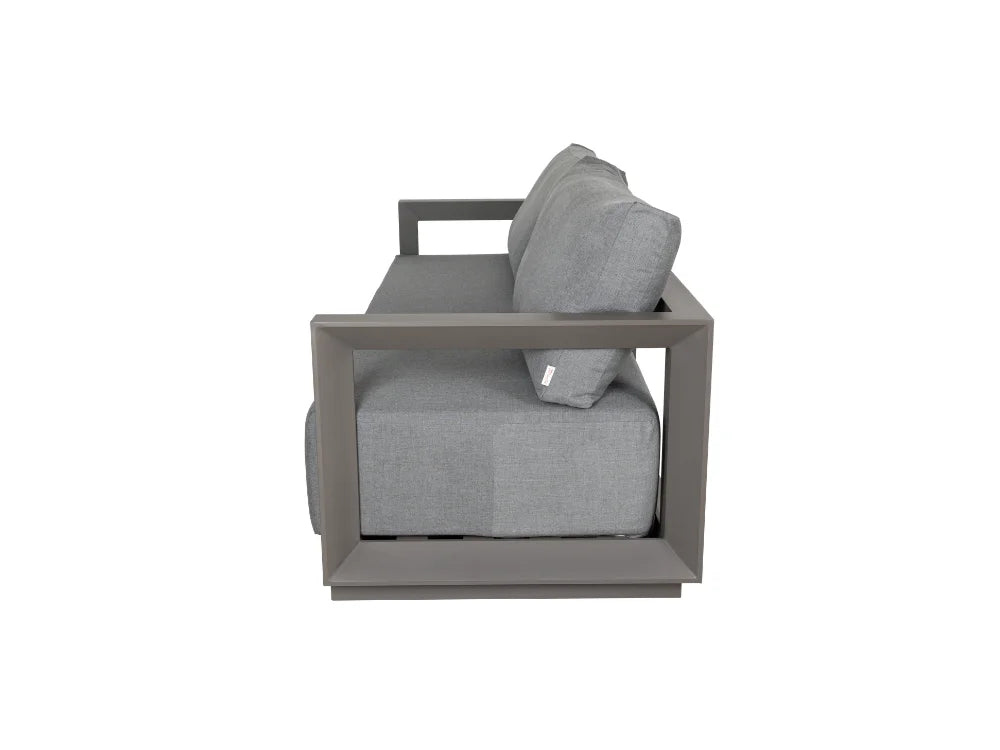 Newport Powder-Coated Aluminum 3-Seat Sofa with Sunbrella® Cushions(OS2505T-CS)