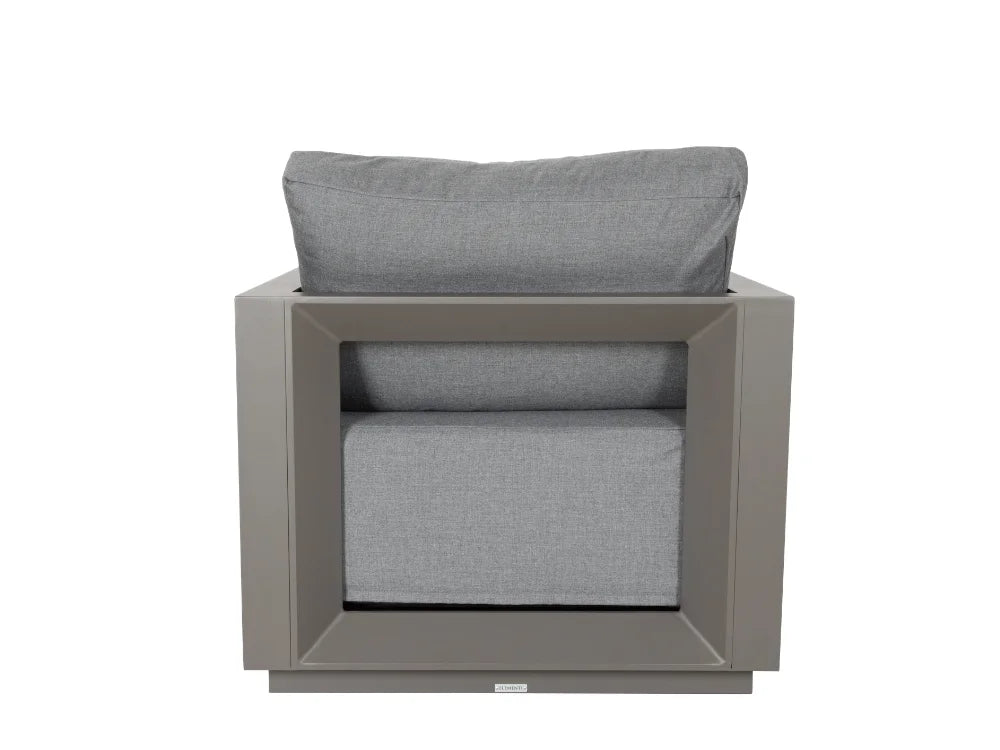 Newport Outdoor Powder-Coated Aluminum Lounge Chair with Sunbrella® Cushions(OS2505S-CS)