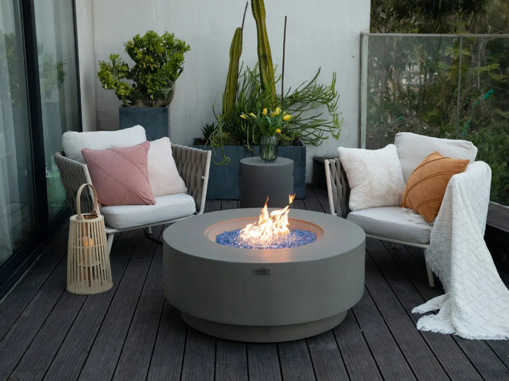 +Nimes & colosseo 41" Sandstone Fire Table (OFG414)