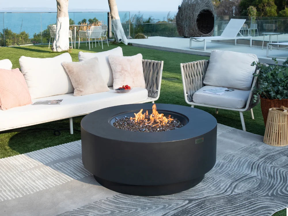 +Nimes & colosseo 41" Sandstone Fire Table (OFG414)