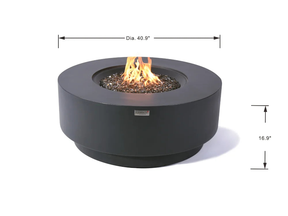 +Nimes & colosseo 41" Sandstone Fire Table (OFG414)
