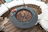 Lunar Bowl 42" Dark Grey Concrete Fire Table (OFG101DG)