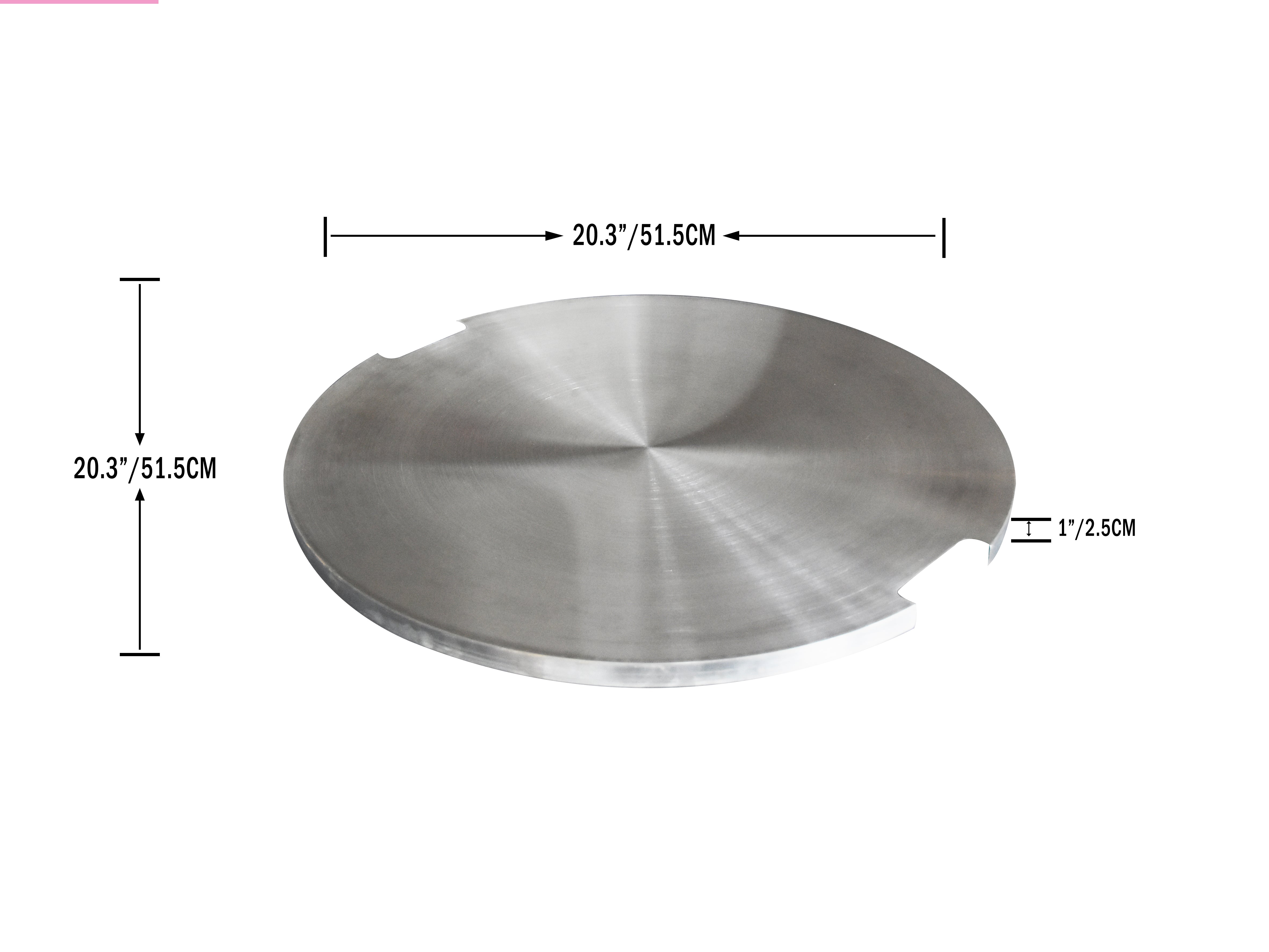 Stainless Steel Lid for Columbia Fire Table & Manchester Fire Table(OFG105-SS&OFG145-SS)