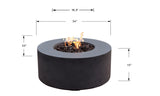 Modeno Venice 34" Concrete Fire Table (OFG113)
