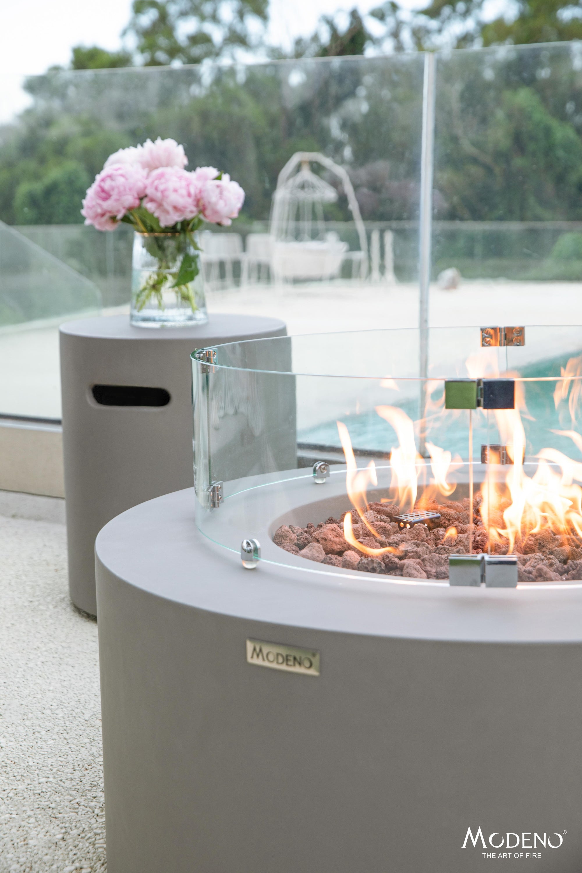 Modeno Tramore 34" Concrete Fire Table (OFG132)