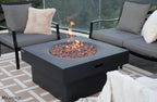 Modeno Branford 34" Black Concrete Outdoor Fire Table (OFG141)