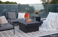 Modeno Branford 34" Light Grey Concrete Outdoor Fire Table (OFG141LG)