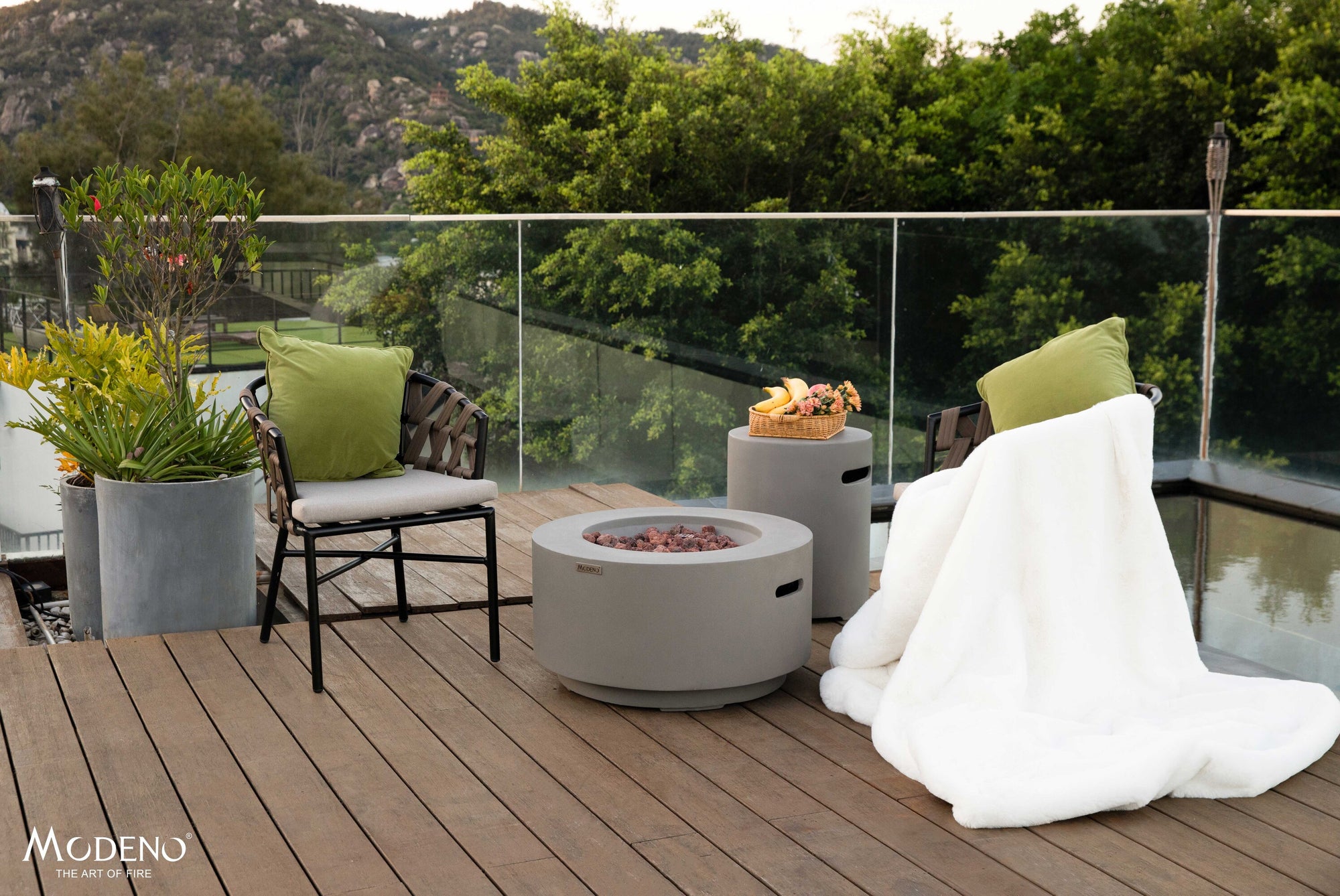 Modeno Waterford 27" Concrete Fire Table (OFG152)