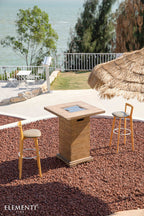 Rova 34" Concrete Propane Bar Fire Table (OFG224RW-LP)