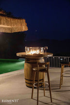 Lafite 48" Concrete Propane Barrel Fire Table (OFG225RW-LP)