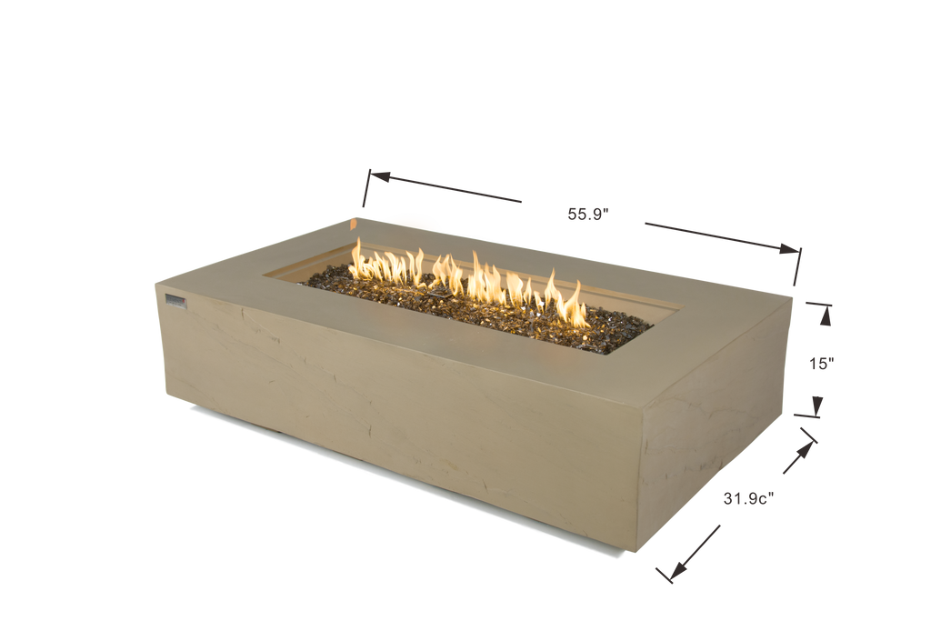 +Colorado 56" Sandstone Fire Table (OFG410SY)