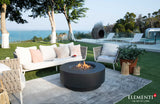 +Nimes 41" Dark Grey Sandstone Fire Table (OFG414DG)