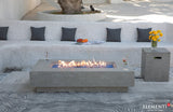 +Riviera 60" Light Grey Sandstone Fire Table (OFG415LG)