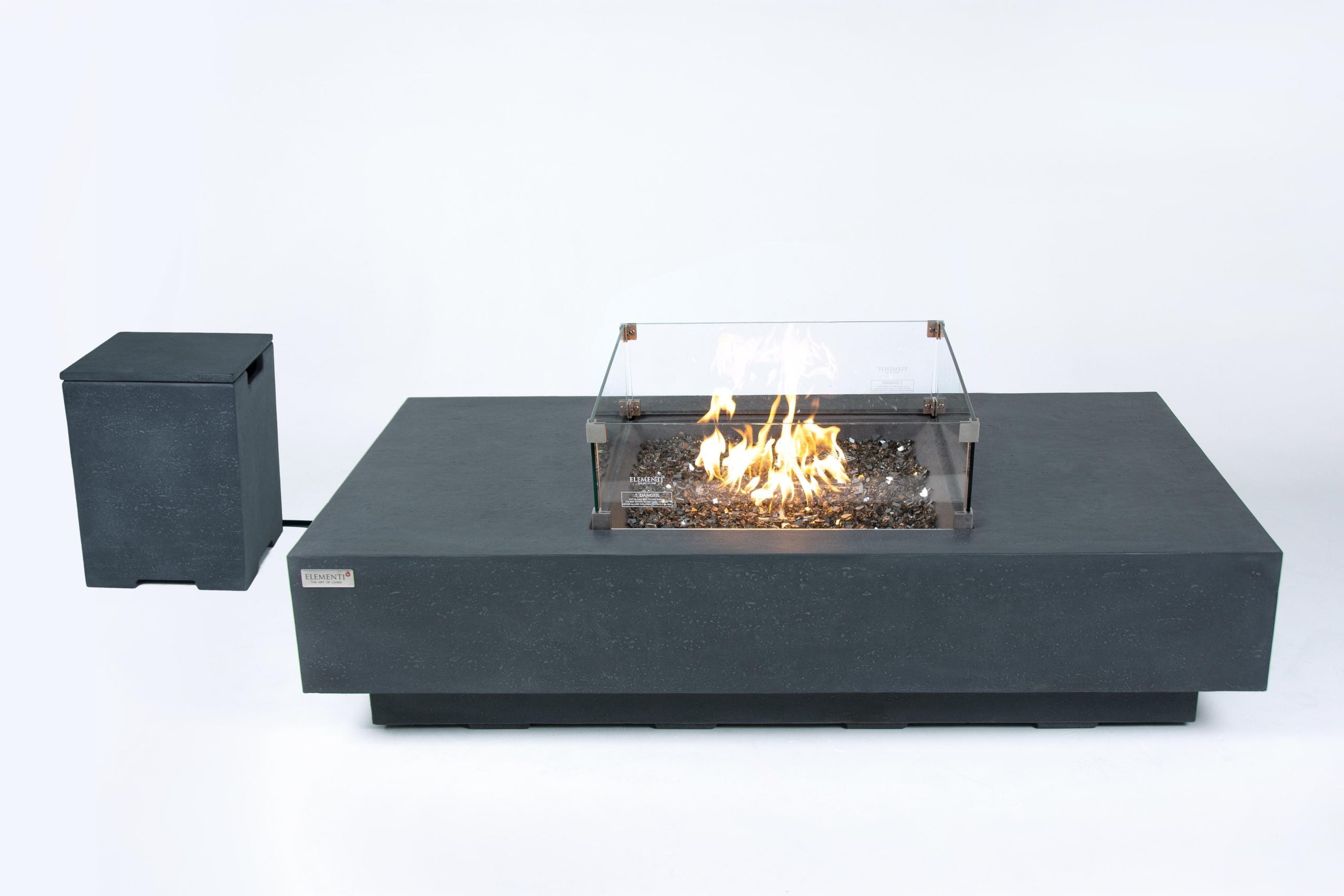 Wind Screen Window Shield for Roraima Fire Table & Uluru & Capertee & Victoria & Bergen & Monte Carlo & Cannes & Lucerne & Bergamo Fire Table(OFG411-WS&OFG413-WS&OFG416-WS&OFG419-WS)