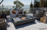 +Cannes 60" Dark Grey Sandstone Fire Table (OFG416DG)