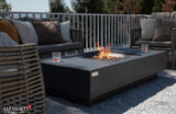 +Cannes 60" Dark Grey Sandstone Fire Table (OFG416DG)