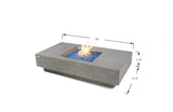 +Monte Carlo 60" Light Grey Sandstone Fire Table (OFG416LG)