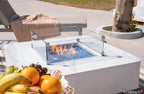 +Annecy 42" Marble Porcelain Outdoor Fire Table (OFP101BW)