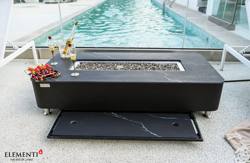 +Valencia 62" Marble Porcelain Fire Table (OFP102BB)