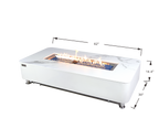 +Athens 62" Marble Porcelain Fire Table (OFP102BW)