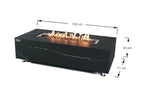 +Varna 60" Marble Porcelain Fire Table (OFP121BB)