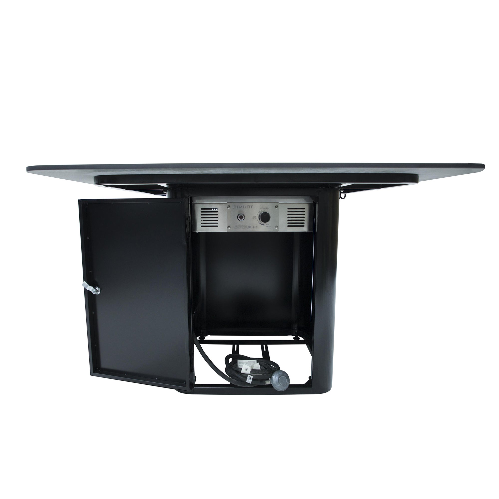 +Brugge 46" Marble Porcelain Propane Fire Table (OFP202BB)