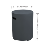 Concrete Propane Tank Cover for Lunar Bowl Fire Table (ONB01-102)