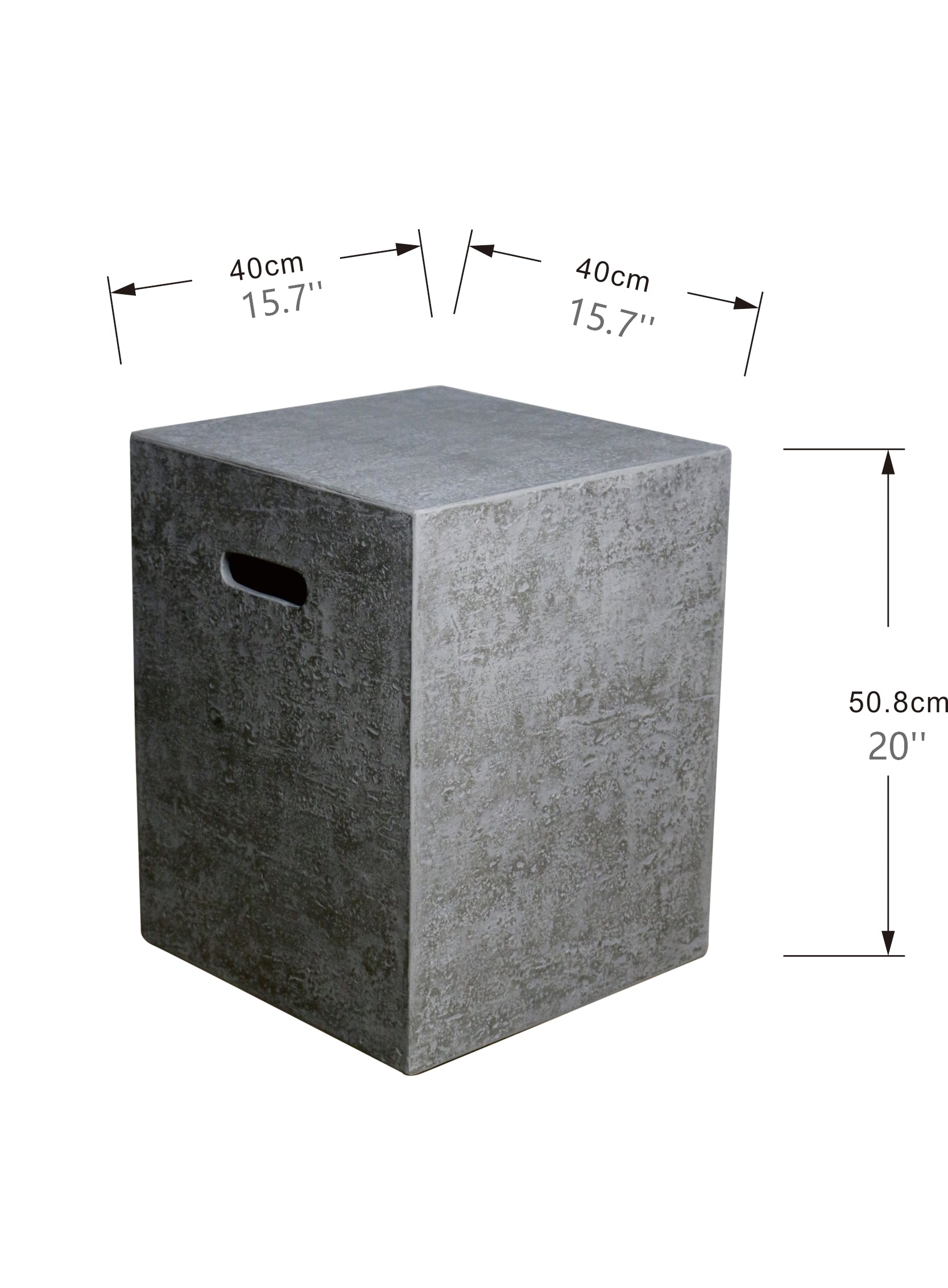 Concrete Propane Tank Cover for Manhattan/Metropolis/Hampton Fire Table (ONB016)