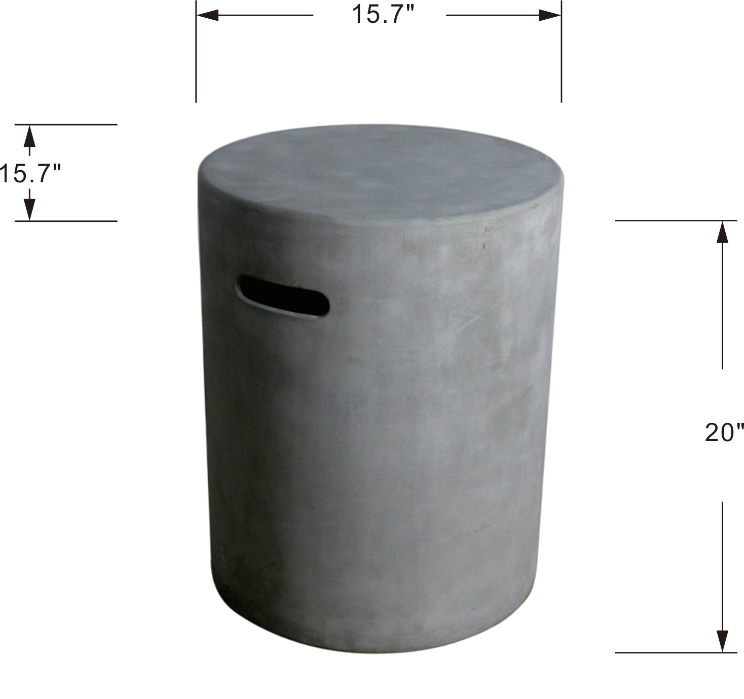 Modeno Round Concrete Propane Tank Cover (ONB017)