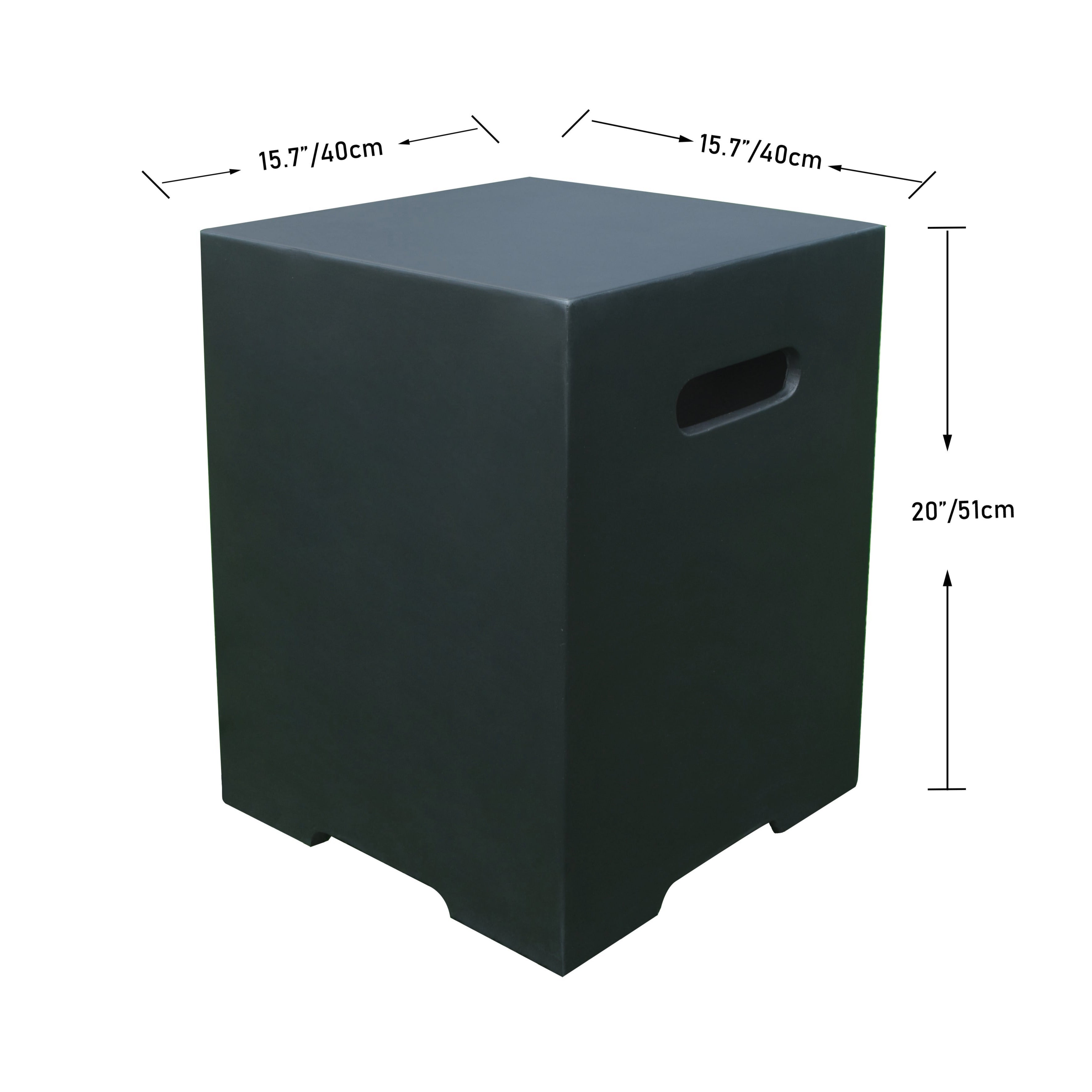 Modeno Square Concrete Propane Tank Cover (ONB021)