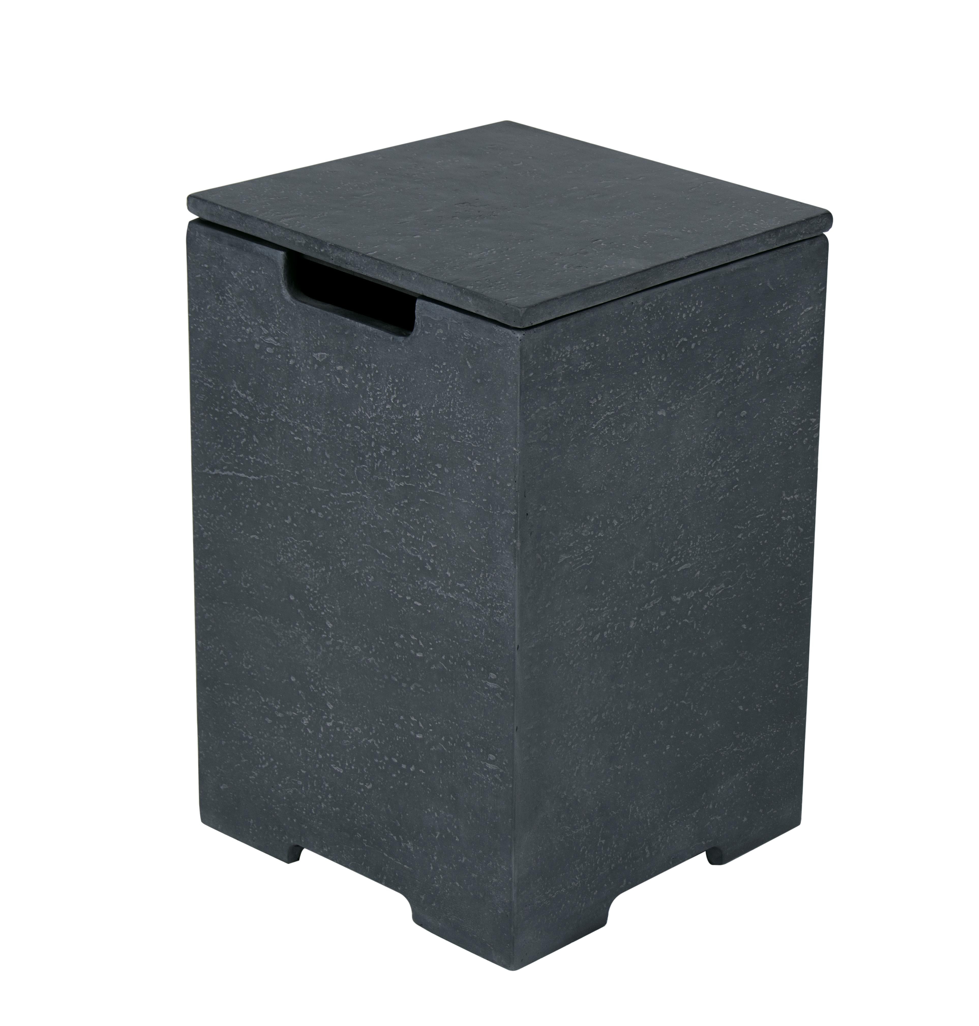 +Concrete Propane Tank Cover w/ Removable Top (ONB406)