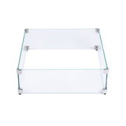 Wind Screen Window Shield for Roraima Fire Table & Uluru & Capertee & Victoria & Bergen & Monte Carlo & Cannes & Lucerne & Bergamo Fire Table(OFG411-WS&OFG413-WS&OFG416-WS&OFG419-WS)