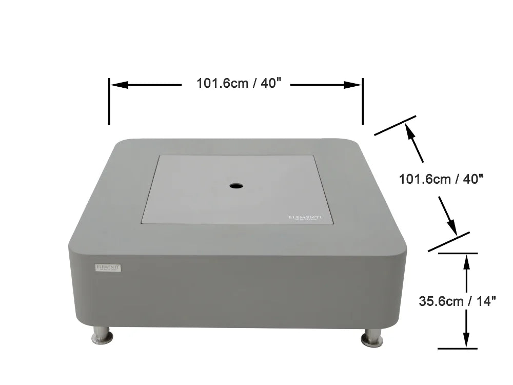 Perth 40" Indoor & Outdoor Ethanol Fire Table(ECG02)