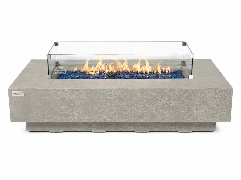+Riviera & Positano 60" Sandstone Fire Table (OFG415)