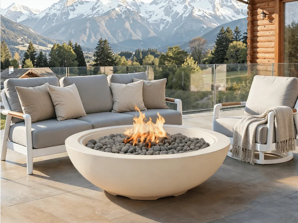Rose Bowl 48” Fire Pit 100K BTU Fire Table(OFG702)
