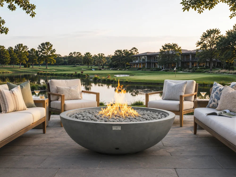Rose Bowl 48” Fire Pit 100K BTU Fire Table(OFG702)
