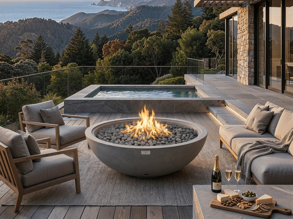 Rose Bowl 48” Fire Pit 100K BTU Fire Table(OFG702)
