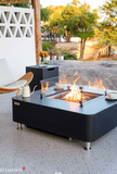 +Copenhagen 42" Marble Porcelain Outdoor Fire Table (OFP101BB)
