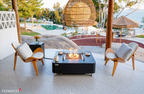 +Copenhagen 42" Marble Porcelain Outdoor Fire Table (OFP101BB)