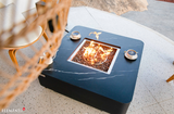 +Copenhagen 42" Marble Porcelain Outdoor Fire Table (OFP101BB)