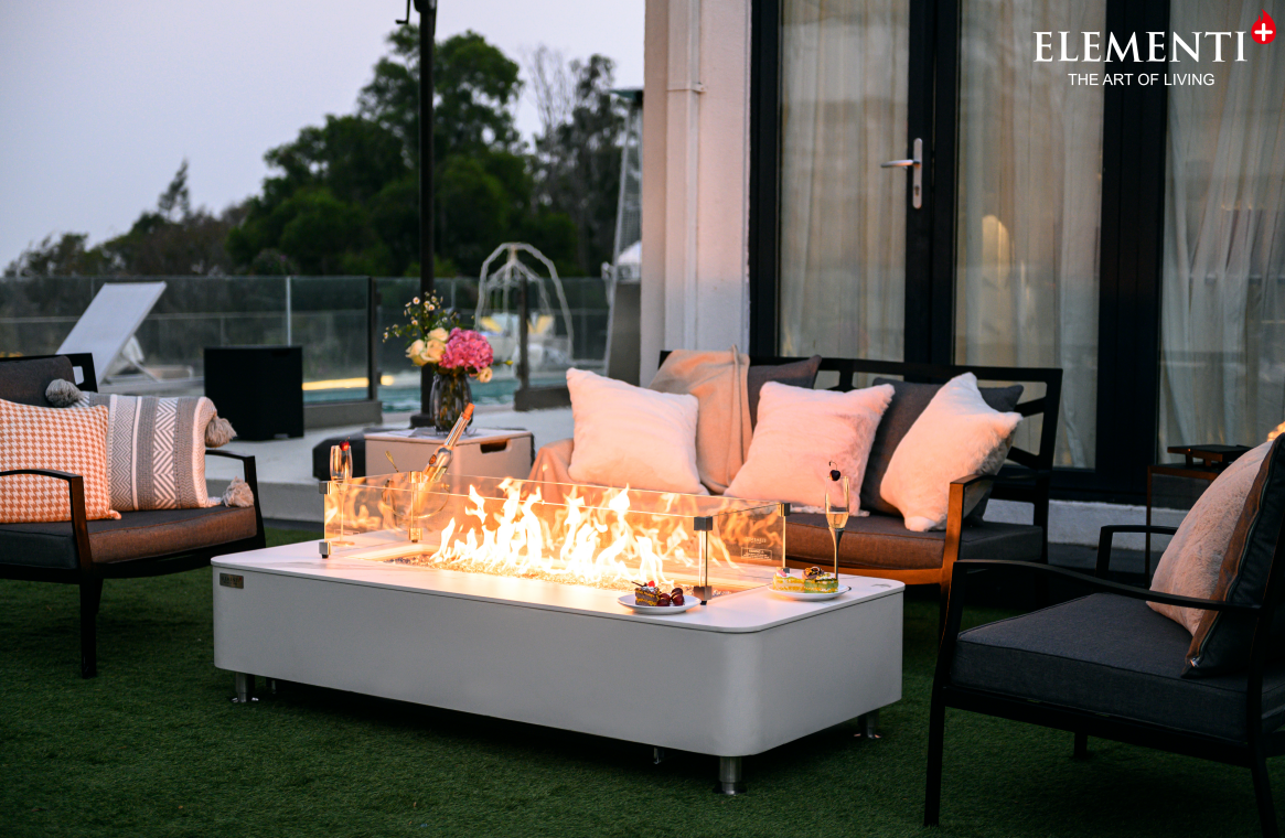 +Athens 62" Marble Porcelain Fire Table (OFP102BW)